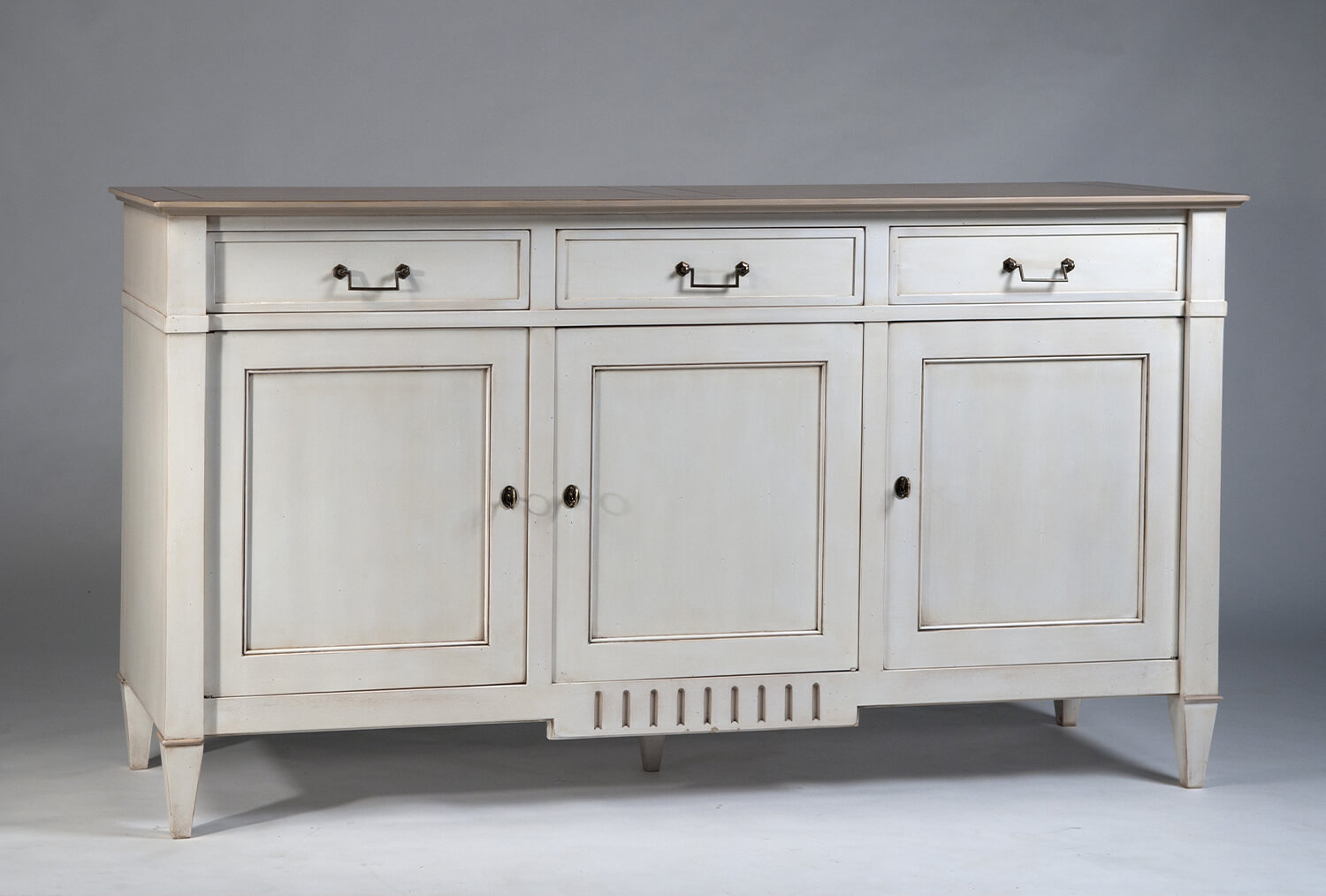 Buffet ELEGANT Romantique Laque Blanche VAZARD Home