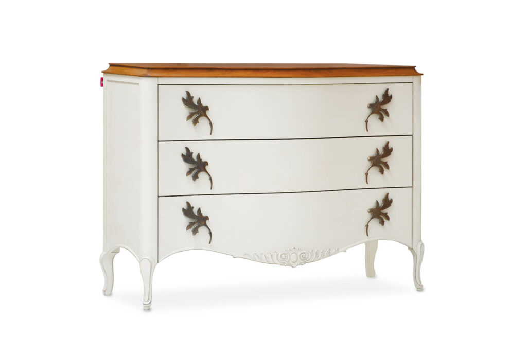 Commode Gala Classique Chic Blanche Vazard Home