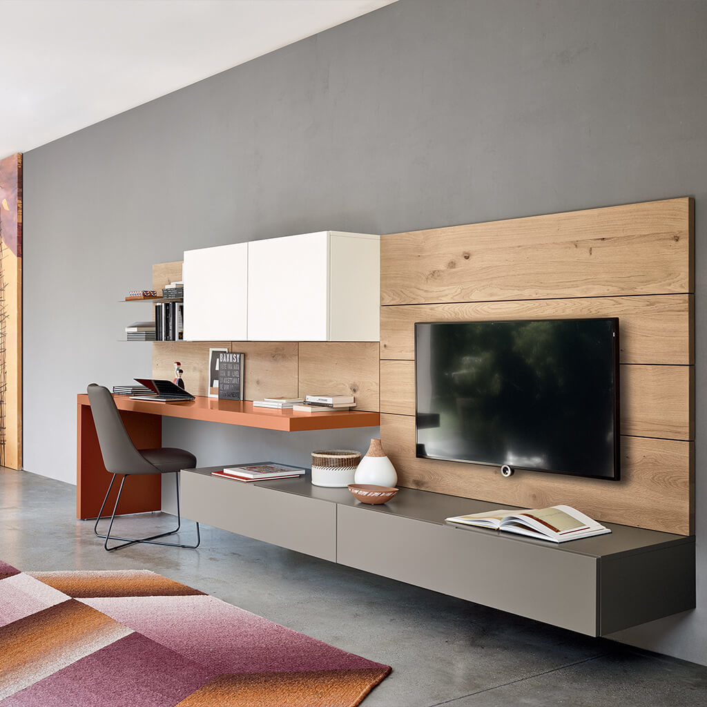 Meuble tv suspendu LAMPO L5C32 design - VAZARD home