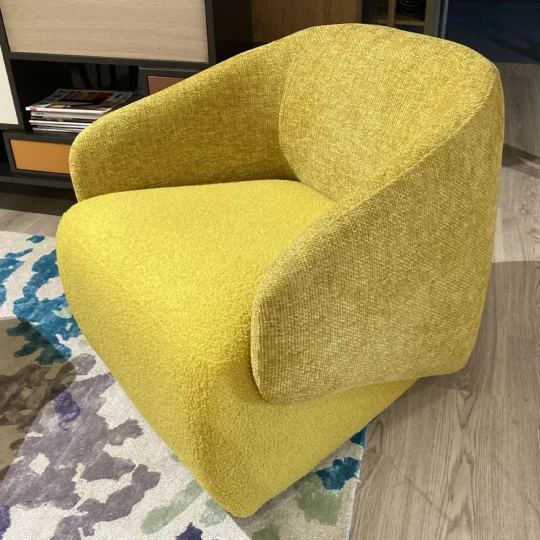 Fauteuil Jaune Dixi Vazard Home Aubaine