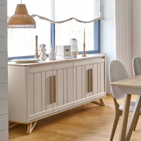 Meuble Scandinave Bois Blanc Alva