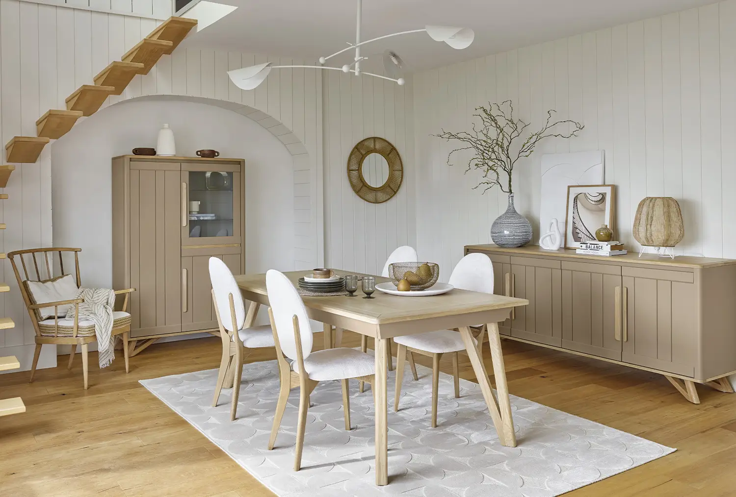 Salle A Manger Scandinave Chanvre Bois Alva